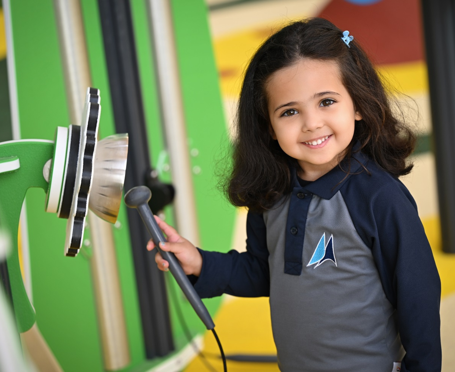 KG Student in Playground