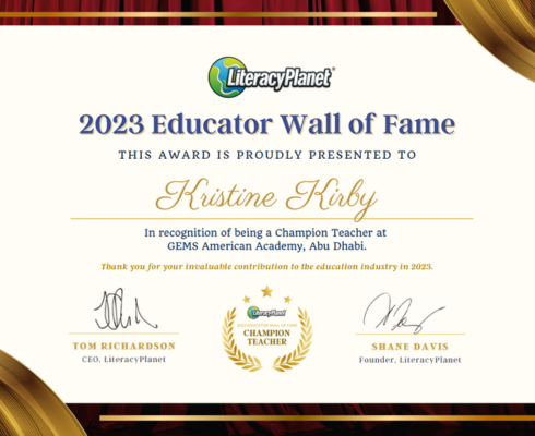 Champion Teacher Certificate